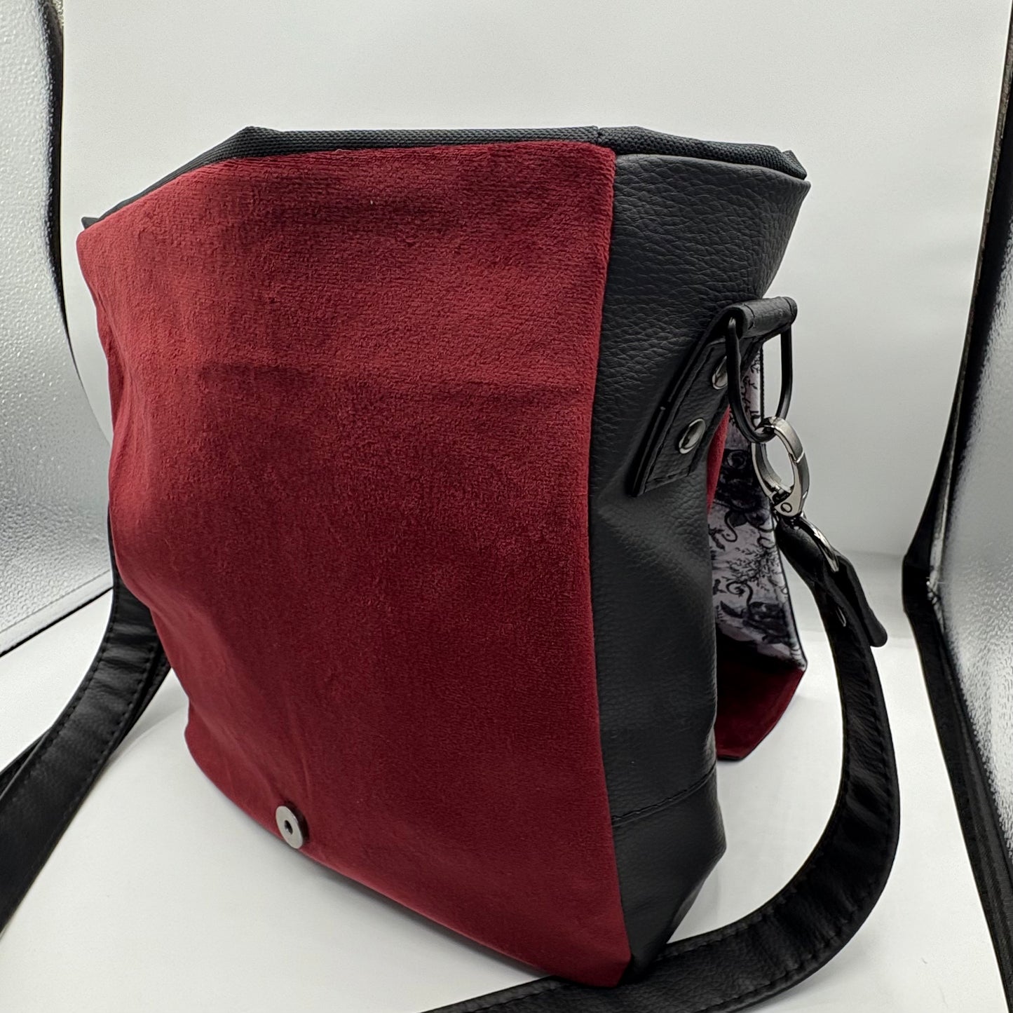 Red Velvet Messenger Bag