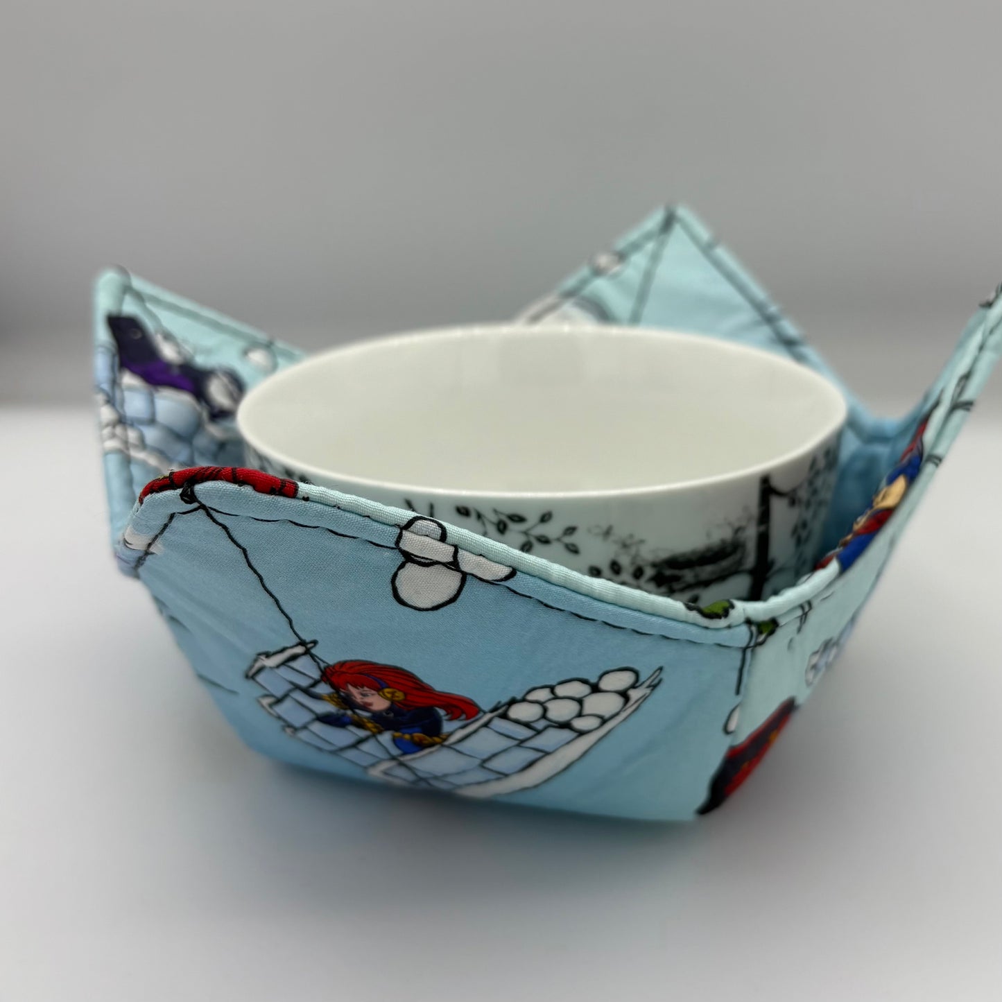 Snow Fight! Bowl Cozy