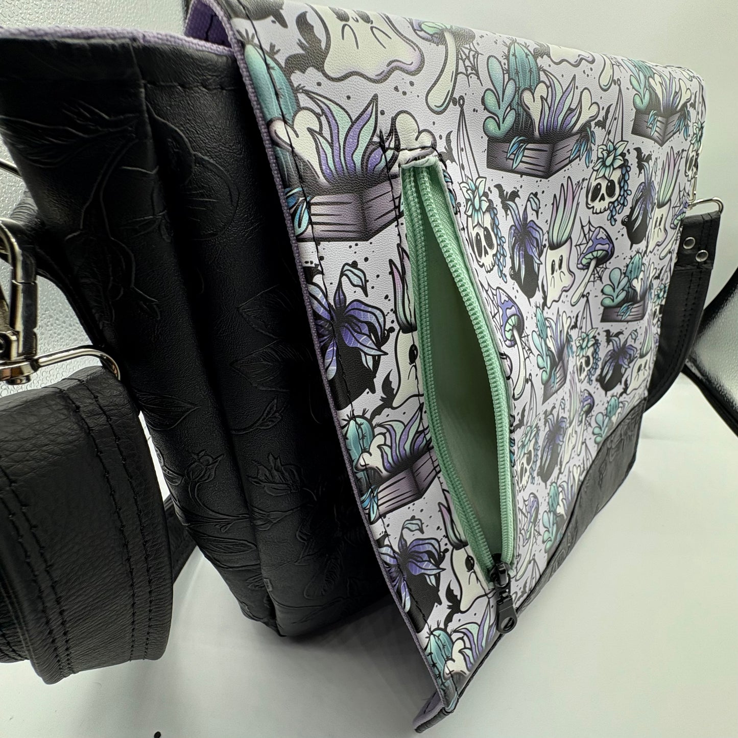 Succulent Messenger Bag