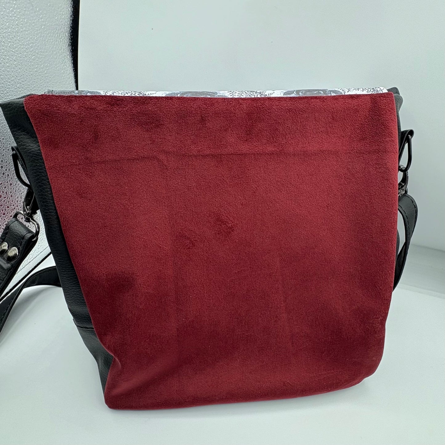 Red Velvet Messenger Bag