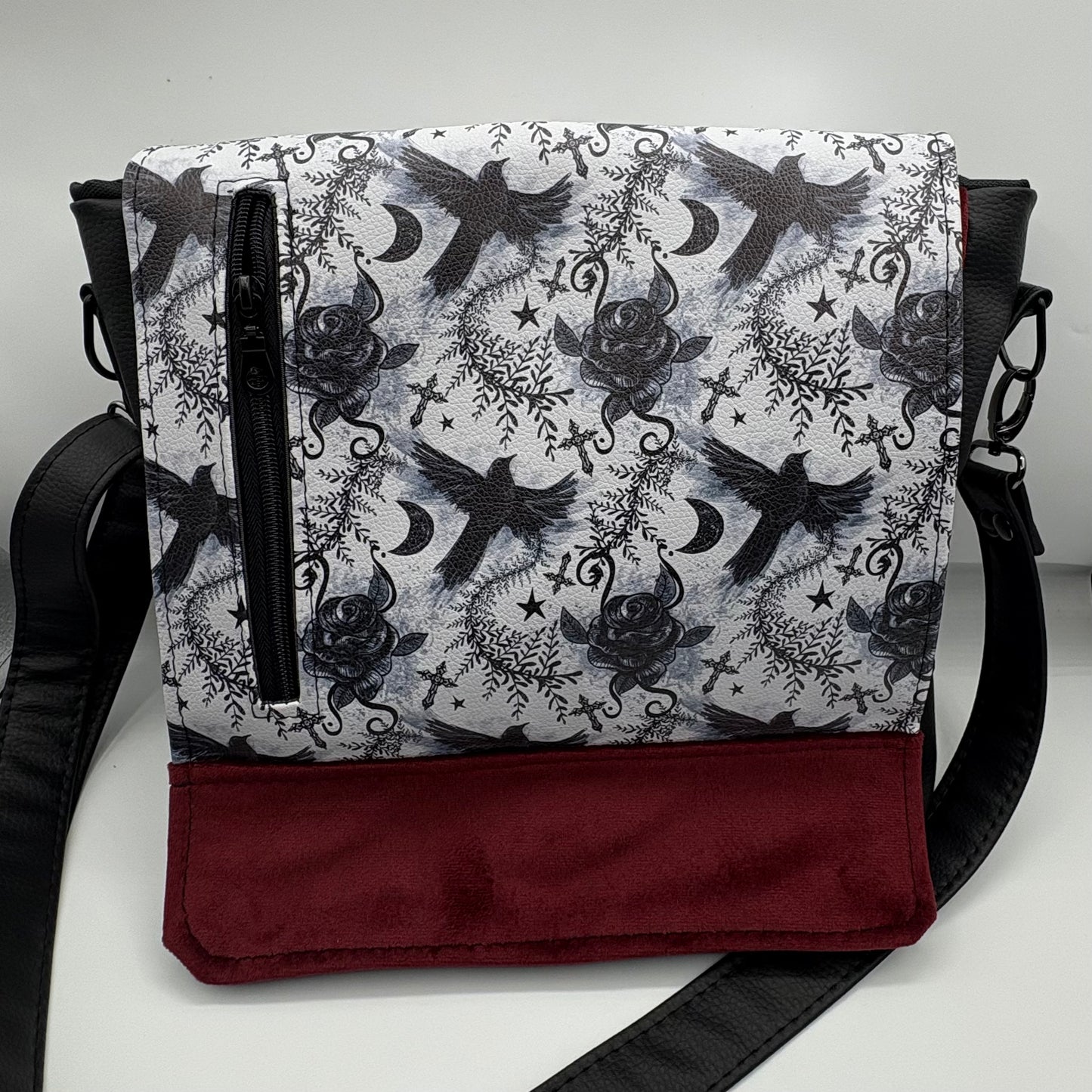 Red Velvet Messenger Bag